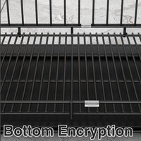 Metal Dog Crate Pet Cage with Divider for Puppies Cats Kennel Indoor Pet House - Small-Blue