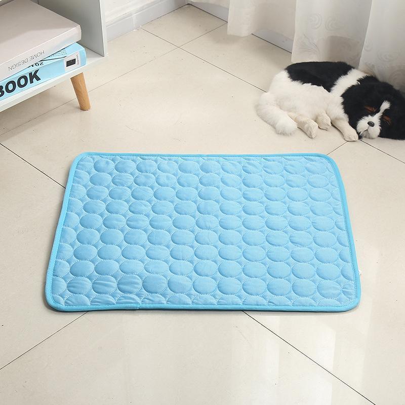 Pet Cool Gel Mat Dog Cat Bed Non-Toxic Breathable Summer Pad 5 Sizes Dog Pad AU - S(50*40cm)