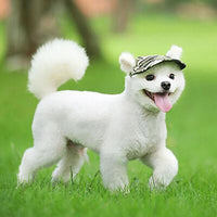Dog Baseball Cap Outdoor Pet Sun Hat Summer Canvas Visor Puppy XL - Stripe