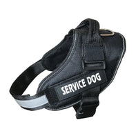 Adjustable Dog Vest Harness for Small Medium Dogs Comfortable No Pull Design - Black-L