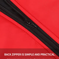 Size 3XL Red Reflective Winter Dog Jacket - Warm & Waterproof Outdoor Coat for Large Breeds