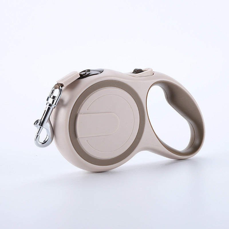 Coffee 5M Pet Leash Retractable - Tangle-Free, Extendable Pet Leash for Walking
